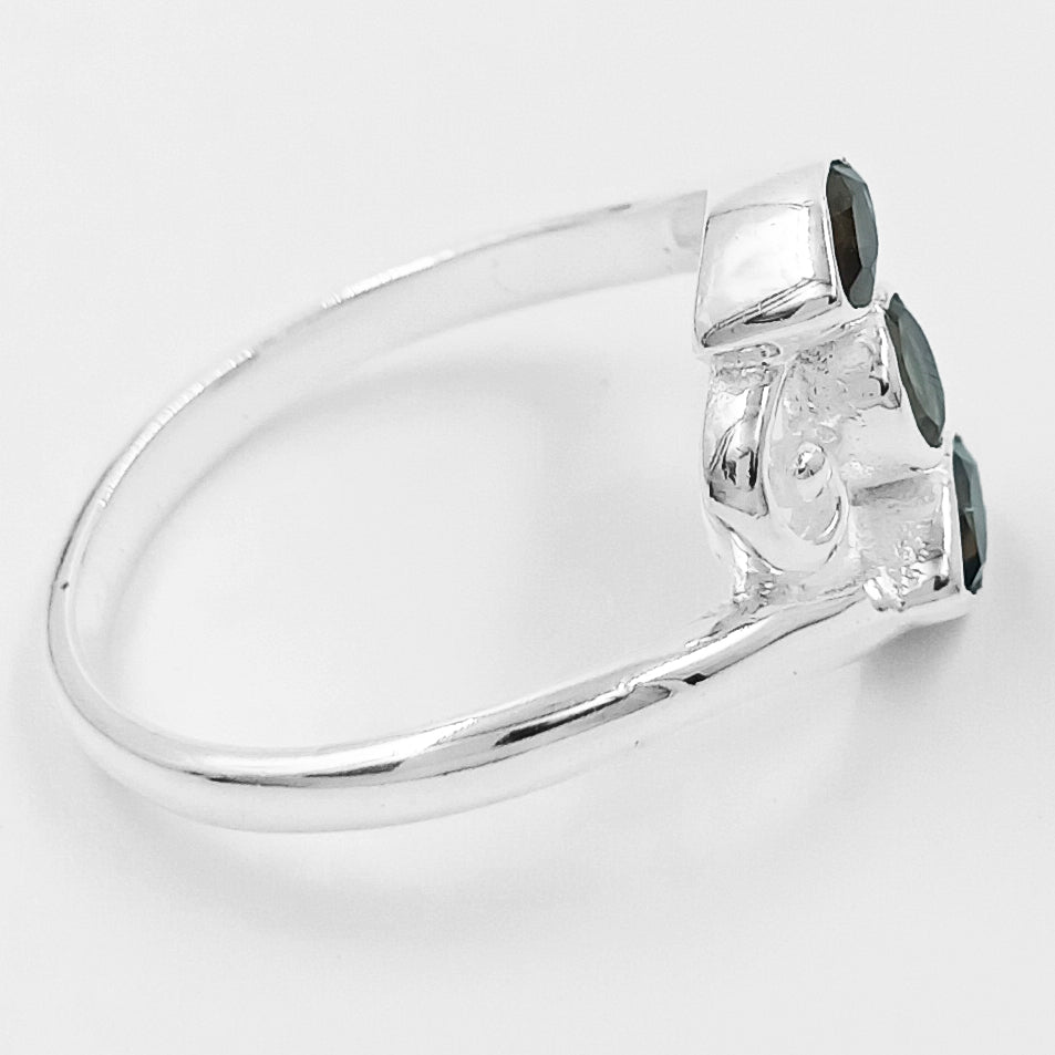 925 Sterling Silver Smoky Quartz Ring